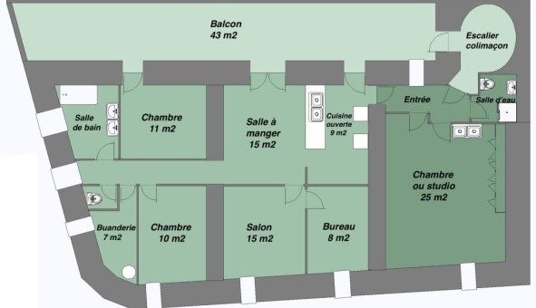 Logement tudiant Duplex à Lemps (07610)