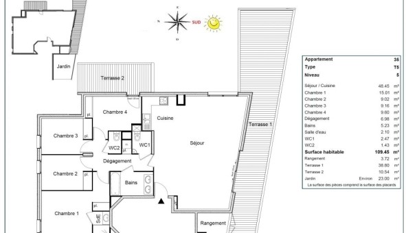 Logement tudiant Duplex à Noisy le Sec (93130)