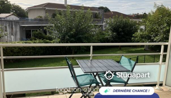 Logement tudiant Location Studio Meublé Anglet (64600)