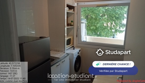 Logement tudiant Studio à Antibes (06160)