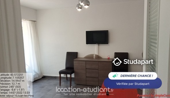 Logement tudiant Studio à Antibes (06160)