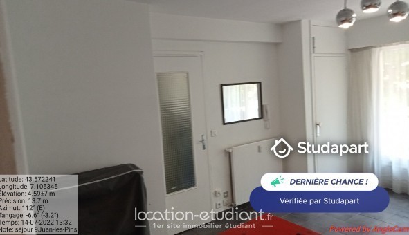 Logement tudiant Studio à Antibes (06160)