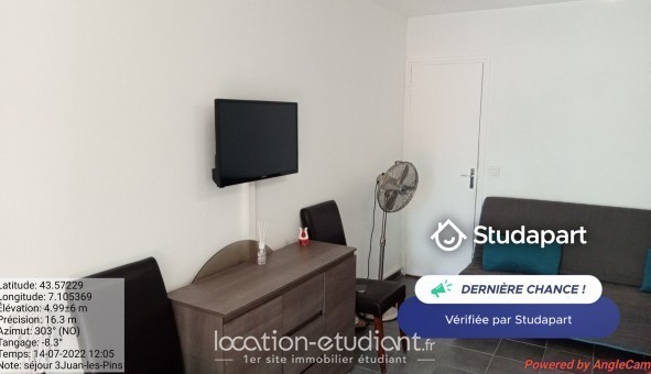 Logement tudiant Studio à Antibes (06160)