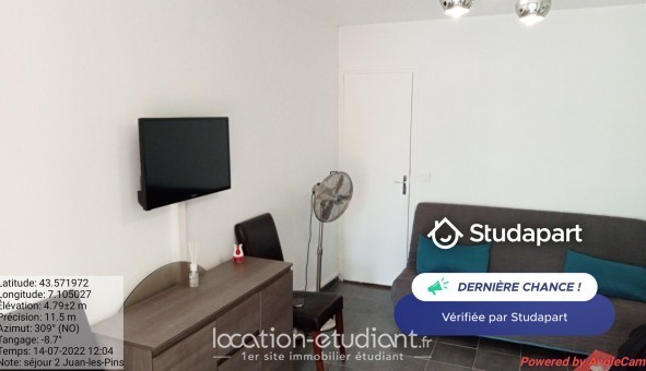 Logement tudiant Studio à Antibes (06160)