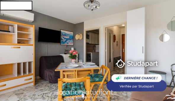 Logement tudiant Studio à Antibes (06160)