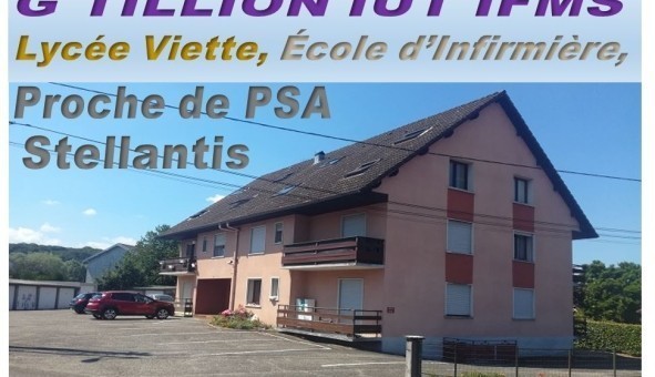 Logement tudiant Location Studio Vide Arbouans (25400)