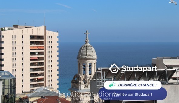 Logement tudiant Studio à Beausoleil (06240)