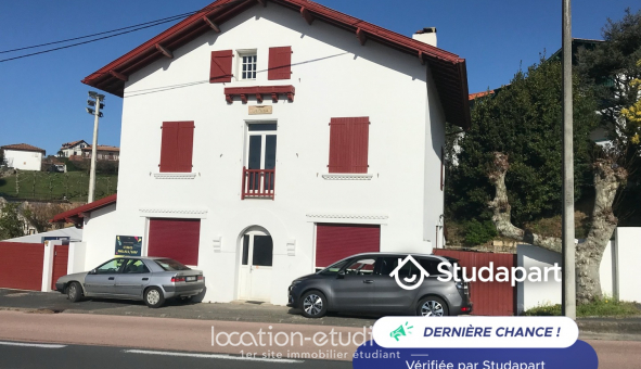 Logement tudiant Studio à Bidart (64210)