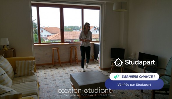 Logement tudiant Studio à Bidart (64210)