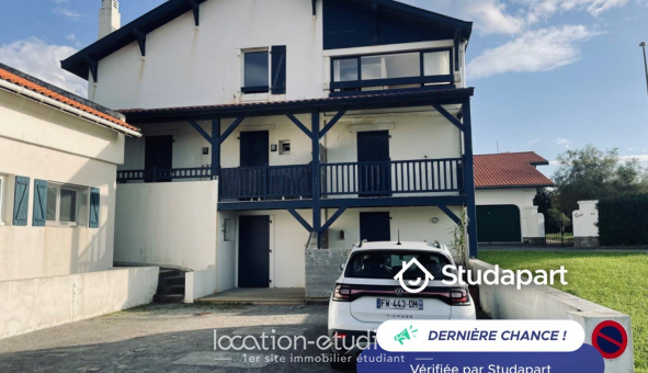 Logement tudiant Studio à Bidart (64210)