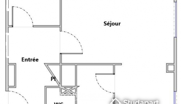 Logement tudiant Studio à Bordeaux (33300)