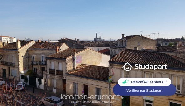 Logement tudiant Studio à Bordeaux (33300)