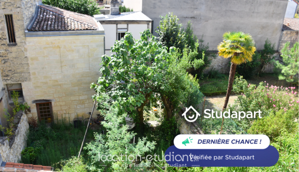 Logement tudiant Studio à Bordeaux (33300)