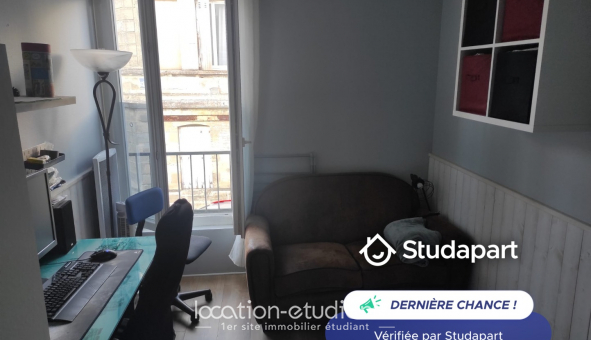 Logement tudiant Location Studio Meublé Bordeaux (33300)