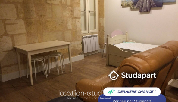 Logement tudiant Location Studio Meublé Bordeaux (33300)