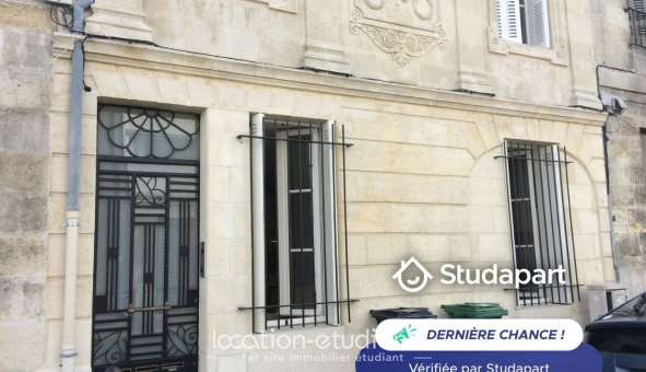 Logement tudiant Studio à Bordeaux (33300)