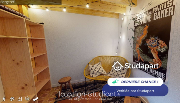 Logement tudiant Studio à Bordeaux (33300)