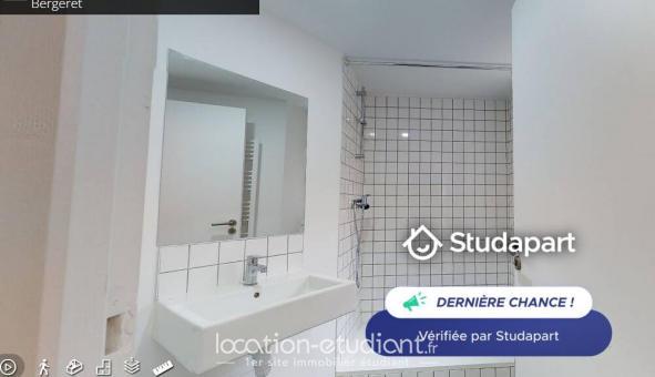 Logement tudiant Studio à Bordeaux (33300)