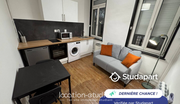 Logement tudiant Location Studio Meublé Cambrai (59400)