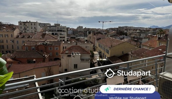 Logement tudiant Studio à Cannes (06400)