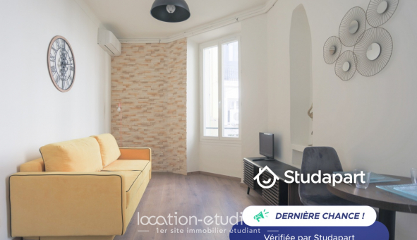 Logement tudiant Studio à Cannes (06400)