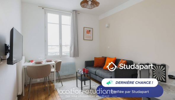 Logement étudiant Location Studio Meublé Clichy (92110)
