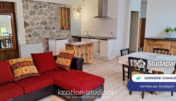 Logement tudiant Location Studio Vide Les Athas (64490)