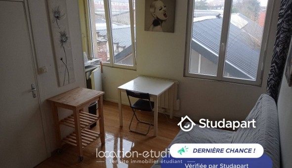 Logement tudiant Location Studio Meublé Lille (59800)