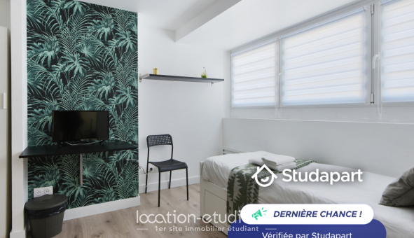 Logement tudiant Location Studio Meublé Lille (59800)