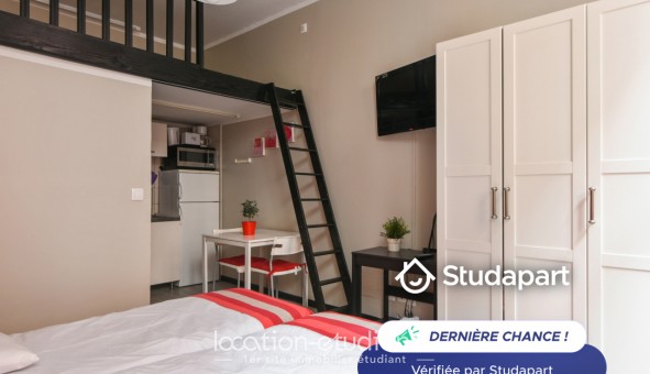 Logement tudiant Location Studio Meublé Lille (59800)