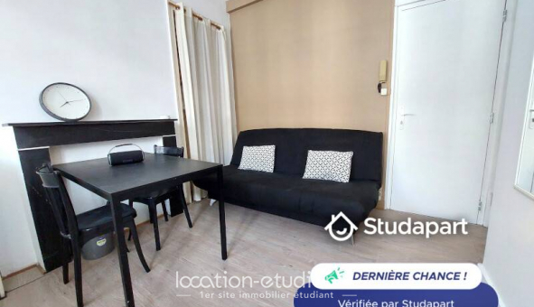 Logement tudiant Location Studio Meublé Lille (59800)