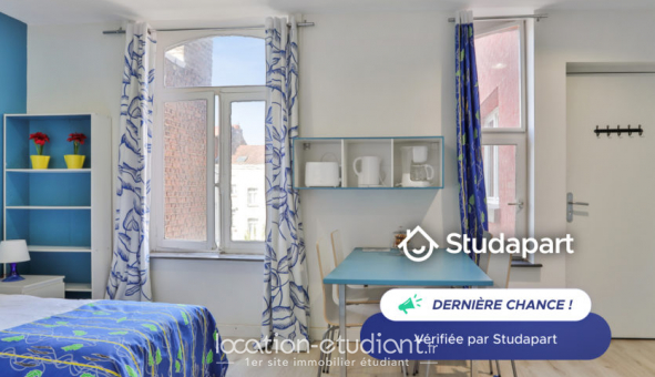 Logement tudiant Studio à Lille (59800)