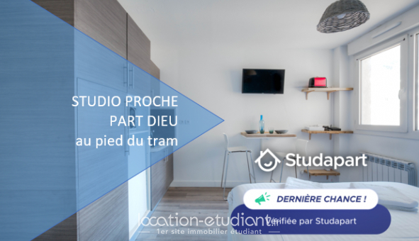 Logement tudiant Location Studio Meublé Lyon 8me arrondissement (69008)