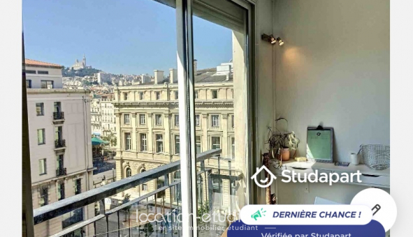 Logement tudiant Studio à Marseille 01er arrondissement (13001)