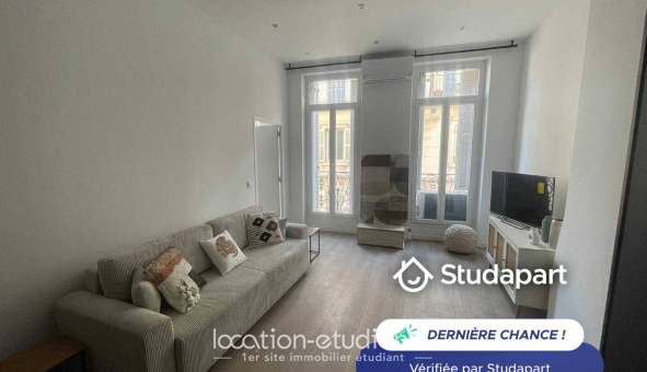 Logement tudiant Studio à Marseille 06me arrondissement (13006)