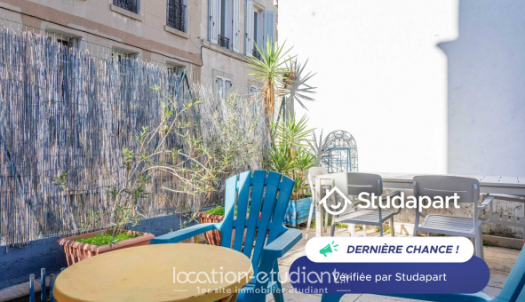 Logement tudiant Studio à Marseille 06me arrondissement (13006)