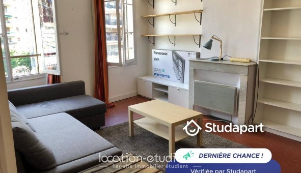 Logement tudiant Location Studio Meublé Marseille 06me arrondissement (13006)