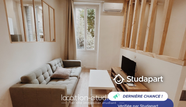 Logement tudiant Studio à Marseille 06me arrondissement (13006)