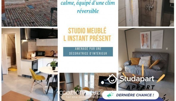 Logement tudiant Studio à Montlimar (26200)