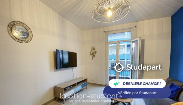 Logement tudiant Location Studio Meublé Nice (06100)