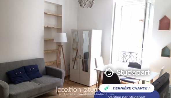 Logement tudiant Studio à Nice (06100)