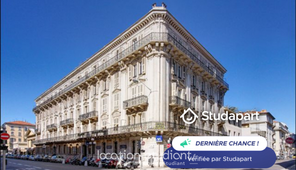 Logement tudiant Studio à Nice (06100)