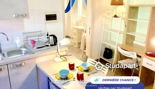 Logement tudiant Location Studio Meublé Nice (06100)