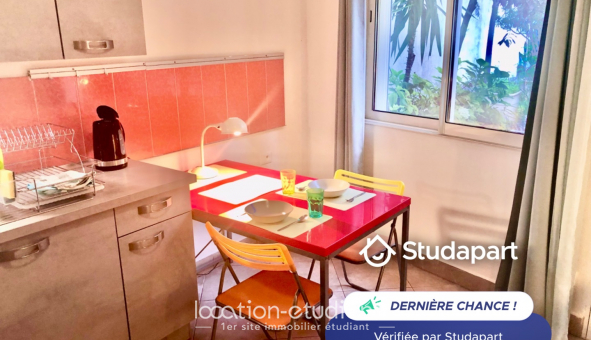 Logement tudiant Location Studio Meublé Nice (06100)