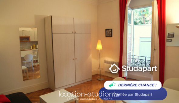 Logement tudiant Location Studio Meublé Nice (06100)