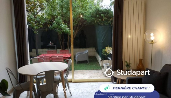 Logement tudiant Location Studio Meublé Nice (06100)