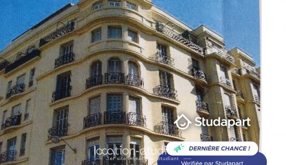 Logement tudiant Studio à Nice (06100)