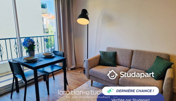 Logement tudiant Location Studio Meublé Nice (06100)