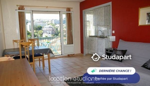 Logement tudiant Location Studio Meublé Nice (06100)