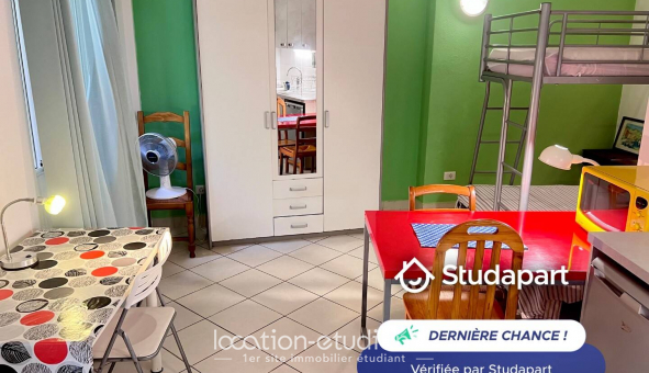 Logement étudiant Location Studio Meublé Nice (06100)